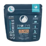 PROLEVE 100mg Broad Spectrum CBD Sleep Gummies 25mg Cubes 4ct