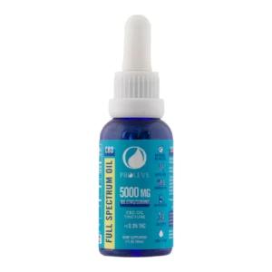 PROLEVE 5000mg Full Spectrum CBD 30mL Tincture
