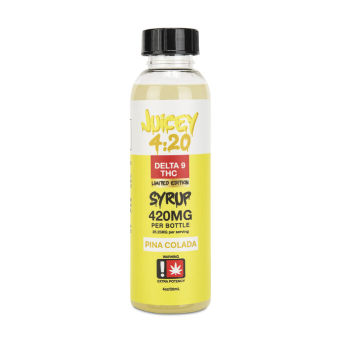 JUICEY 400mg Delta 9 THC Blueberry Cheesecake Syrup