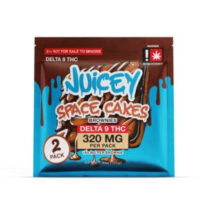 JUICEY 320mg Delta 9 THC Space Cakes Brownies