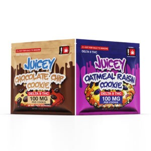 JUICEY 100mg Delta 9 THC Single Cookie BUNDLE