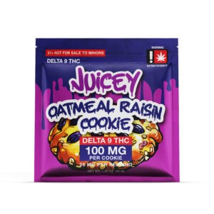 JUICEY 100mg Delta 9 THC Oatmeal Raisin Cookie Single