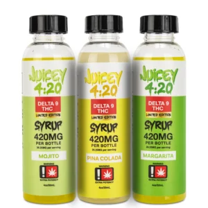 JUICEY 420mg Delta 9 THC Limited Edition Margarita Syrup