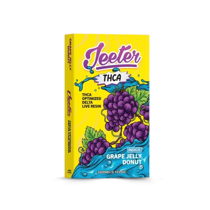 JEETER THCA Live Resin Disposable 3G - Grape Jelly Donut | INDICA