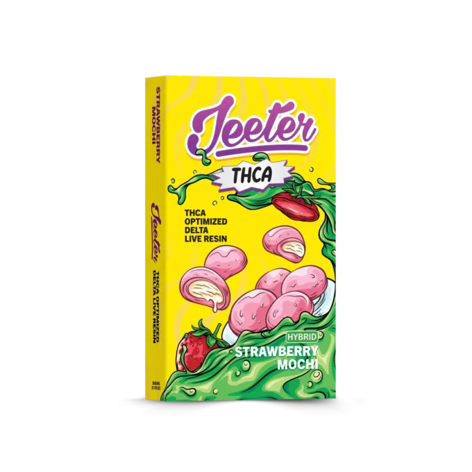 JEETER THCA Live Resin Disposable 3G - Strawberry Mochi | HYBRID