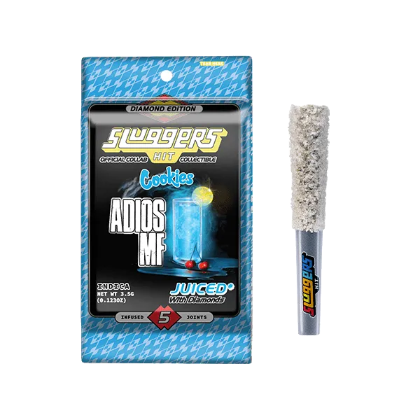 SLUGGERS & COOKIES Diamond Juiced Joints 0.7g 5 Pack - Adios MF | INDICA
