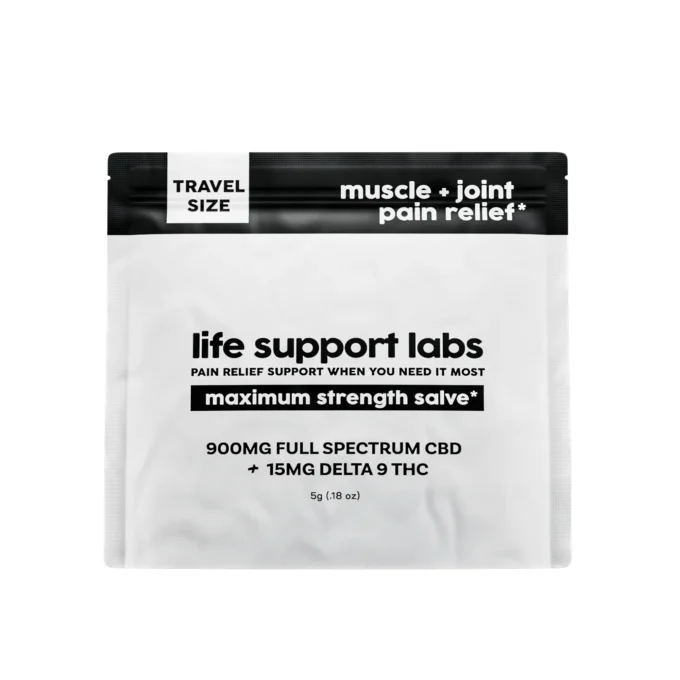 LIFE SUPPORT LABS 900mg Full Spectrum CBD & 15mg Delta 9 THC 7mL Salve