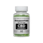 LIFE SUPPORT LABS 1000mg Full Spectrum CBD Daily Gummies 25mg Cubes 40ct